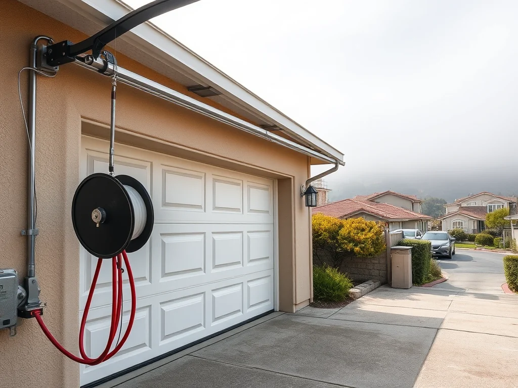 Garage Door Cable Repair editorial image for San Bruno garage door service