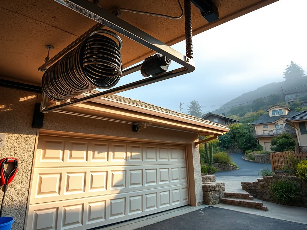 Garage Door Spring Repair editorial image for San Bruno garage door service